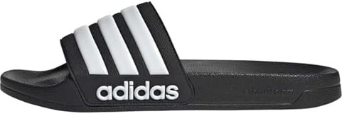 Adidas Adilette Shower Slides, Infradito Unisex-Adulto, Core Black/Cloud White, 37 EU