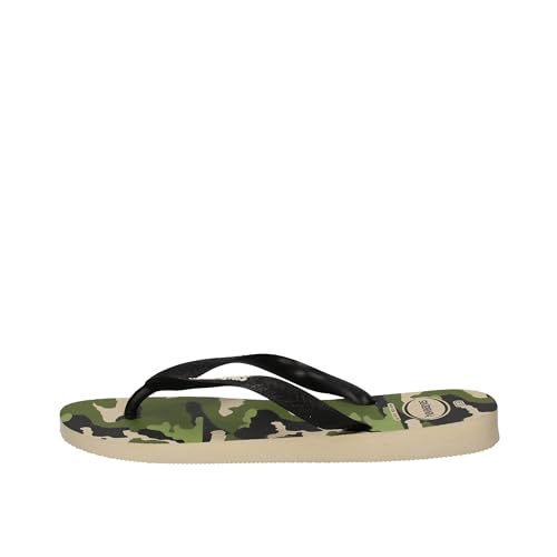 Havaianas Top Camu, Infradito Uomo, Beige Black, 41/42 EU