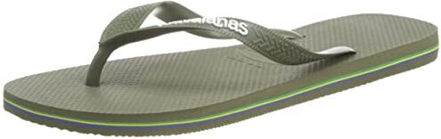 Havaianas Brasil Logo, Infradito Unisex-Adulto, Green Geen, 43/44 EU