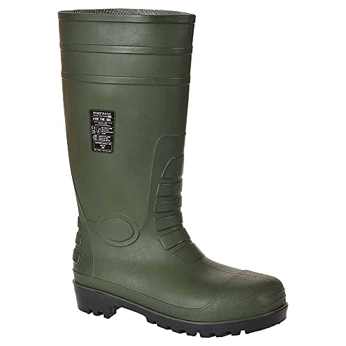 Portwest Stivale Total Safety Wellington S5, Verde, 42