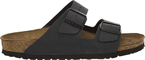 Birkenstock Arizona Sandali Unisex adulto, grigio (basalt), 44 (stretta)