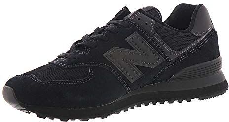 New Balance NB 574, Sneakers Uomo, Nero Triple Black Ete, 45.5 EU