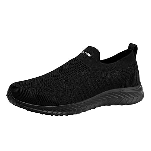 NOAGENJT stivali estivi scarpe uomo comode scarpe uomo antinfortunistiche scarpe da calcetto uomo e-Nero 11.99