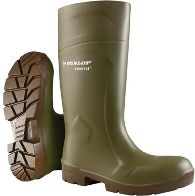 Dunlop FoodPro MultiGrip Safety al lavoro o stivali di gomma, Verde, 43 EU