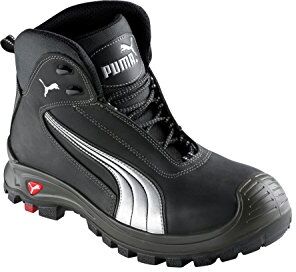 PUMA Safety Shoes 630210-40 Scarpe Antinfortunistica, Unisex, 46, Nero (schwarz/weiß 202)