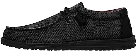 Hey Dude Wally Sox, Mocassino Uomo, Jet Black, 38 EU