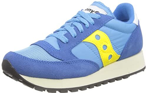 Saucony Jazz Original Vintage, Scarpe da Ginnastica Uomo, Blue/Yellow, 42 EU