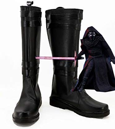 GJBXP Star Wars 7 Cosplay Shoes The Force Awakens Kylo Ren Boots Moive Jedi Men Euro Size Halloween Costumes 41