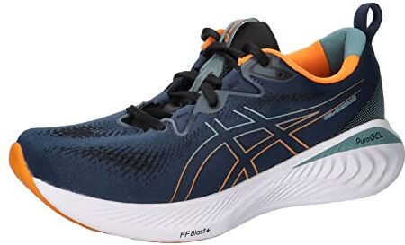 Asics Gel-Cumulus 25, Sneaker Uomo, French Blue/Bright Orange, 39.5 EU