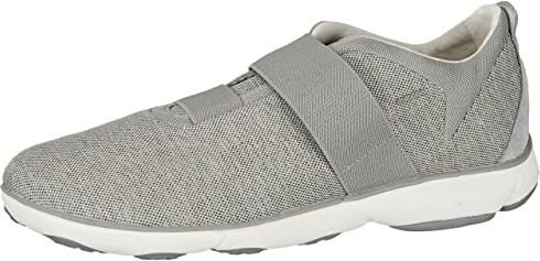 Geox U Nebula B, Scarpe da ginnastica basse Uomo, Grigio (Chiaro), 43 EU