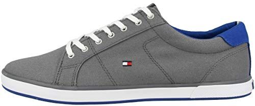 Tommy Hilfiger H2285arlow 1d Fm0fm00596, Sneaker Uomo, Grigio Steel Grey, 47 EU