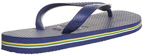 Havaianas Brasil Logo, Infradito Unisex-Adulto, Navy Blue, 33/34 EU