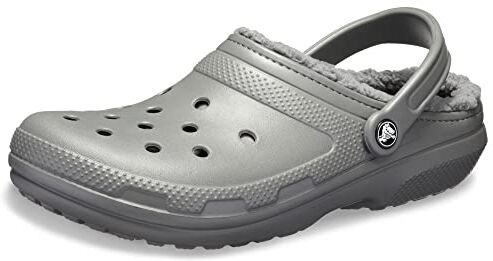 Crocs Classic Lined Clog, Zoccoli Unisex Adulto, Slate Grey/Smoke, 50/51 EU