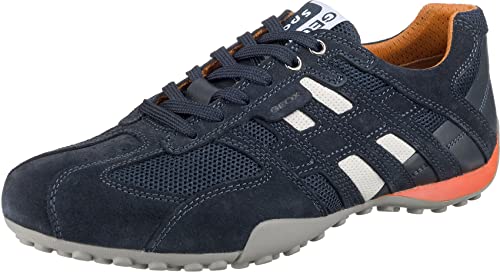 Geox Uomo Snake K U4207l02214c1l9a, Sneakers Uomo, Blu Navy, 44 EU