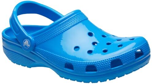 Crocs Classic Clogs (Best Sellers), Zoccoli Unisex Adulto, Neon HL (Ocean), 43/44 EU