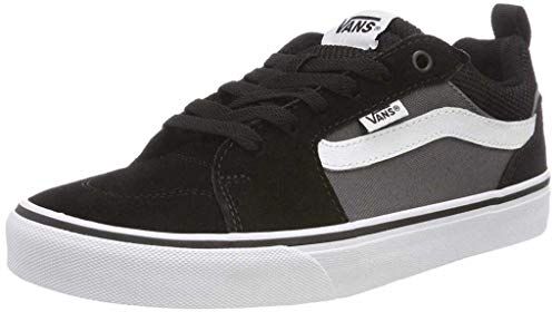 Vans Filmore, Sneaker Uomo, Suede Canvas Black Pewter, 48 EU