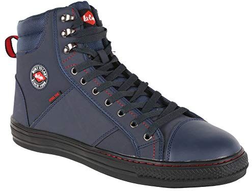 Lee Cooper Workwear Sb/Sra Retro Baseball Boot,  Stivale industriali, Unisex adulto, 45 EU, Blu (Blue)