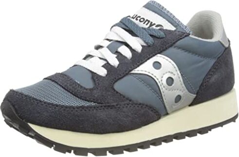 Saucony Jazz Original Vintage, Scarpe da Ginnastica Uomo, Blue/Navy/Silver, 41 EU