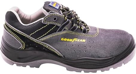 Goodyear G138106C Scarpe in pelle Serratura, Grigio, 39, Set di 2 Pezzi