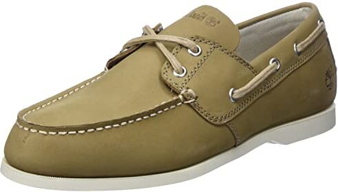 Timberland Cedar bay 2 Eye Boat Shoe, Uomo, Medium Beige Nubuck, 44 EU Larga