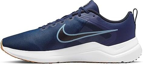 Nike Downshifter 12, Sneaker Uomo, Blu Midnight Navy Worn Blue Dark Obsidian, 45 EU