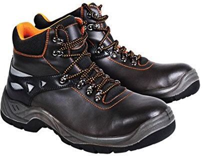 REIS BRPEAK39 Scarpe Antinfortunistiche, Taglia 39, Colore: Nero/Grigio/Arancione