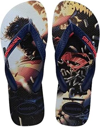 Havaianas Hav. Top HEROIS DC, Infradito Unisex-Adulto, Blu Navy Blu Rosso, 41/42 EU