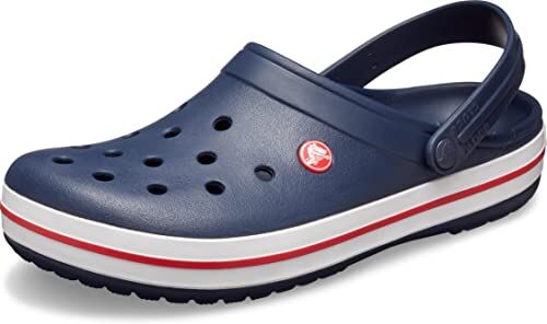 Crocs Crocband Clog, Zoccoli Unisex-Adulto, Leggeri, Facili da Pulire e da Infilare, NAVY Taglia 42-43 EU