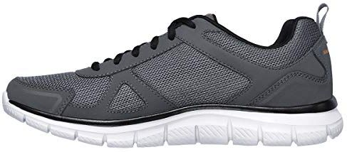 Skechers Traccia Scloric, Oxford Uomo, Grigio Blu Marino, 45 EU