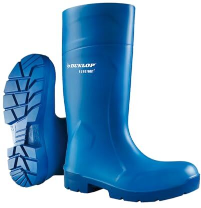 Dunlop FoodPro MultiGrip Safety al lavoro o stivali di gomma, Blu, 38 EU