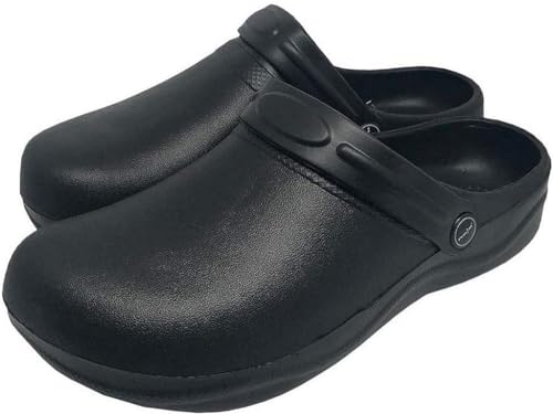 REIS Clogs unisex, 45 EU, Nero, 1