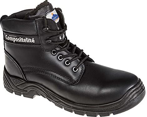 Portwest FC12 Thor S3 CI  in Composito Stivali antinfortunistici, Unisex Adulto, SRC, Nero (Nero Bkgr), 45 EU (10.5 UK)