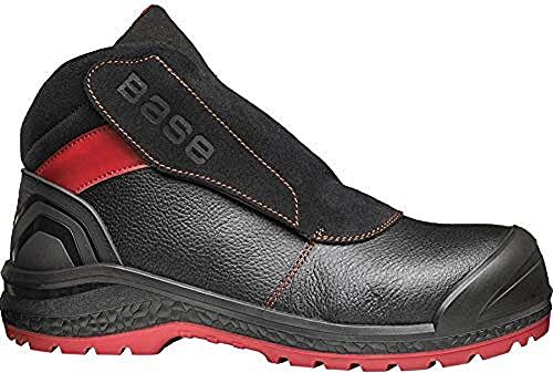 Base Protection Sparkle Scarponcino Antinfortunistico, da Uomo, Nero/Rosso, Taglie 45