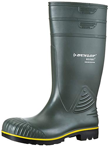 Dunlop B440631.46 Acifort Heavy Duty Stivali di Gomma, Verde, EU 46