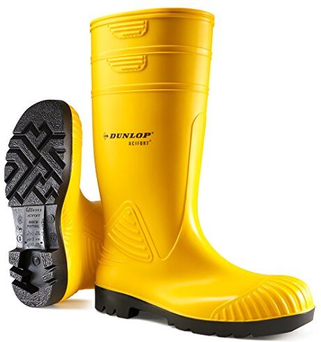 Beeswift Dunlop ENSCHEDE, Stivali di gomma unisex adulto, Giallo (giallo), 43