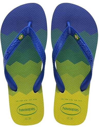 Havaianas Brasil Fresh, Infradito Unisex Adulto, Marine Blue/Marine Blue, 43/44 EU