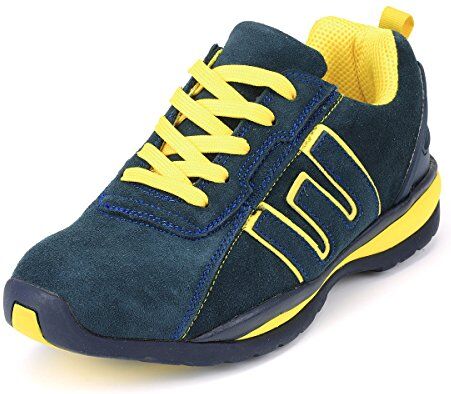 REIS Scarpe sicure, Blu Scuro-Giallo, 39 Dimensioni