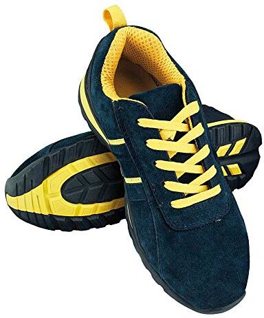 REIS Scarpe antinfortunistiche, numero 46, colore: Blu scuro/Giallo