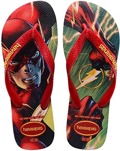 Havaianas Top Herois Dc, Infradito Unisex Adulto, Rosso Rubino, 41/42 EU