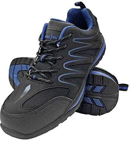 REIS Scarpe da Lavoro da Uomo, Multicolore (Nero/Blu), 46 EU