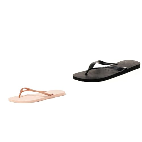 Havaianas Infradito Rosa 41/42 EU + Infradito Nero 41/42 EU