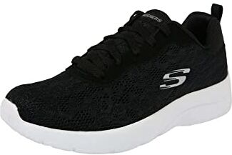 Skechers Dynamight 2.0-eye To Eye, Sneaker Donna, Nero, 40 EU