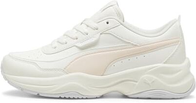 Puma Women Cilia Mode Sneakers, Warm White-Silver Mist-Rosebay, 40.5 EU