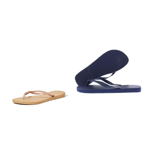 Havaianas Infradito Oro Rosa 41/42 EU + Infradito Blu 41/42 EU