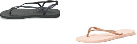 Havaianas Infradito Nero 41/42 EU + Infradito Rosa 41/42 EU