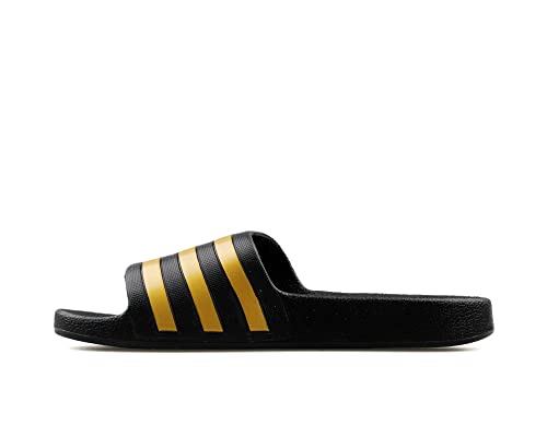 Adidas Adilette Aqua Slides, Unisex-Adulto, Core Black Gold Met Core Black, 39 EU