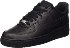 Nike Wmns Air Force 1 '07, Scarpe da Basket Donna, Full Black, 41 EU