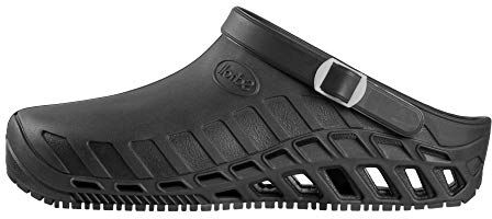 Scholl Clog Evo, Zoccoli Sanitari Medicali Unisex Adulto, Nero, 42 EU