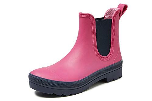 Gevavi Boots -4200 Stivali alti da donna, colore: rosa/nero