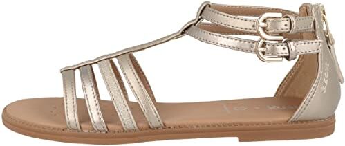 Geox J Sandal Karly Girl, Donna, Platinum Hi, 37 EU